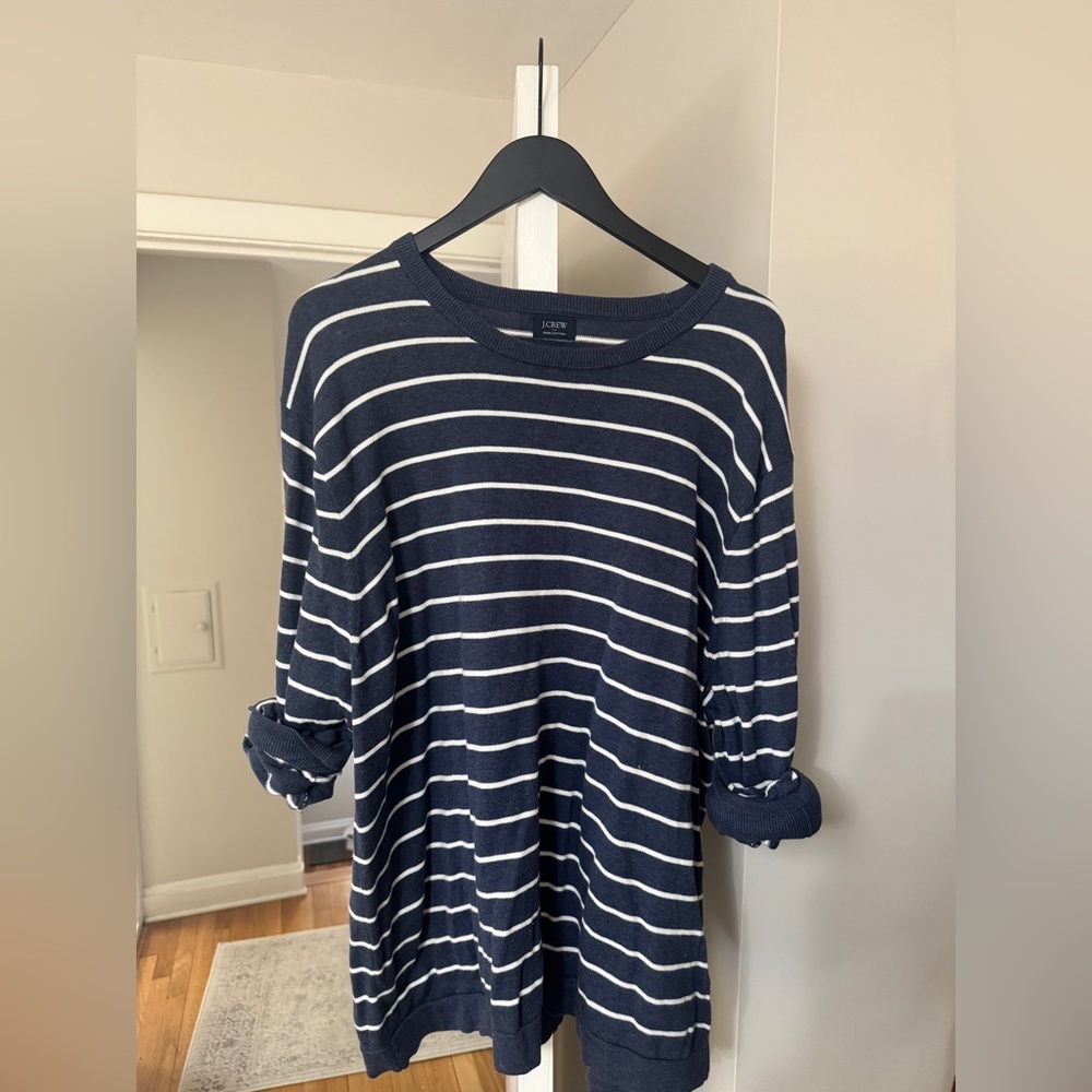 J.Crew Factory Striped Crewneck Sweater XXL